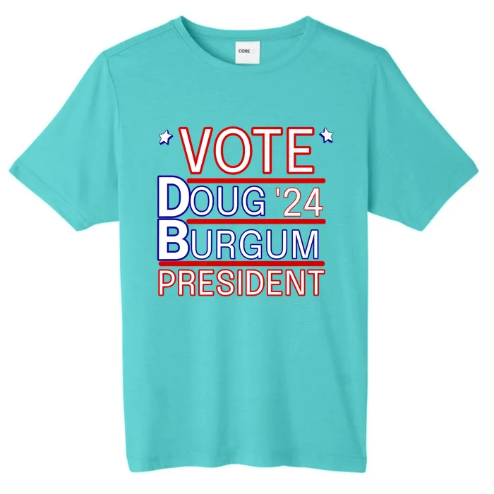 Vote Doug Burgum President 2024 Political Gift Rally Wear Premium ChromaSoft Performance T-Shirt