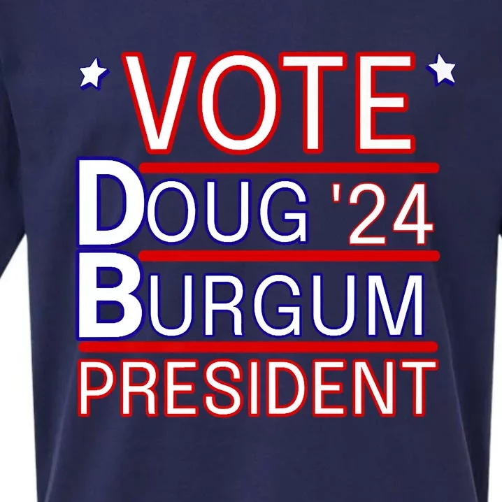 Vote Doug Burgum President 2024 Political Gift Rally Wear Premium Sueded Cloud Jersey T-Shirt