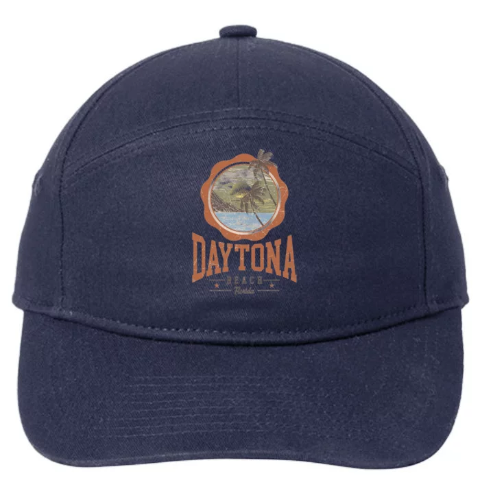 Vintage Daytona Beach Florida 7-Panel Snapback Hat