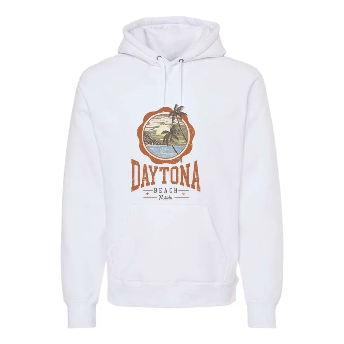 Vintage Daytona Beach Florida Premium Hoodie