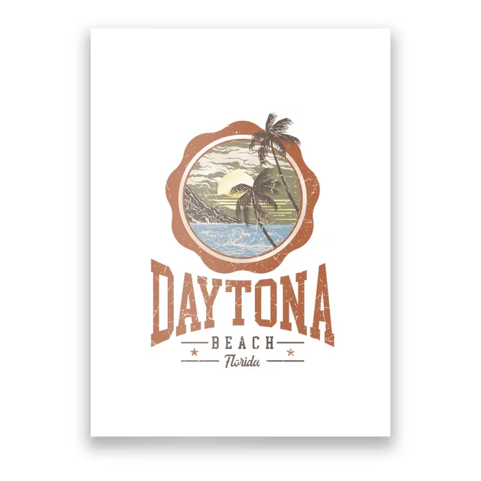 Vintage Daytona Beach Florida Poster