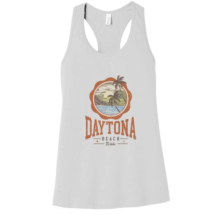 Vintage Daytona Beach Florida Women's Racerback Tank