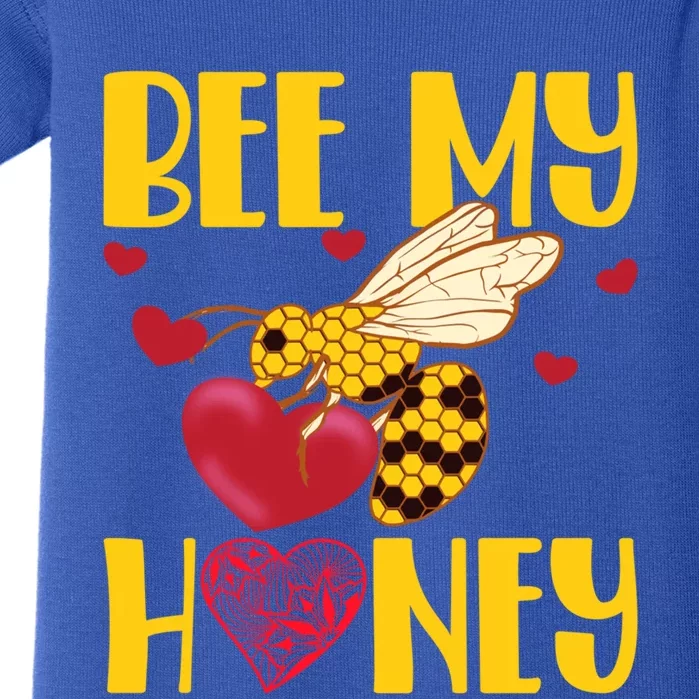 Valentine's Day Bee My Honey Cute Pun Gift Baby Bodysuit