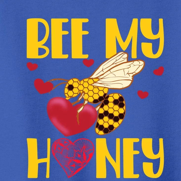 Valentine's Day Bee My Honey Cute Pun Gift Toddler T-Shirt