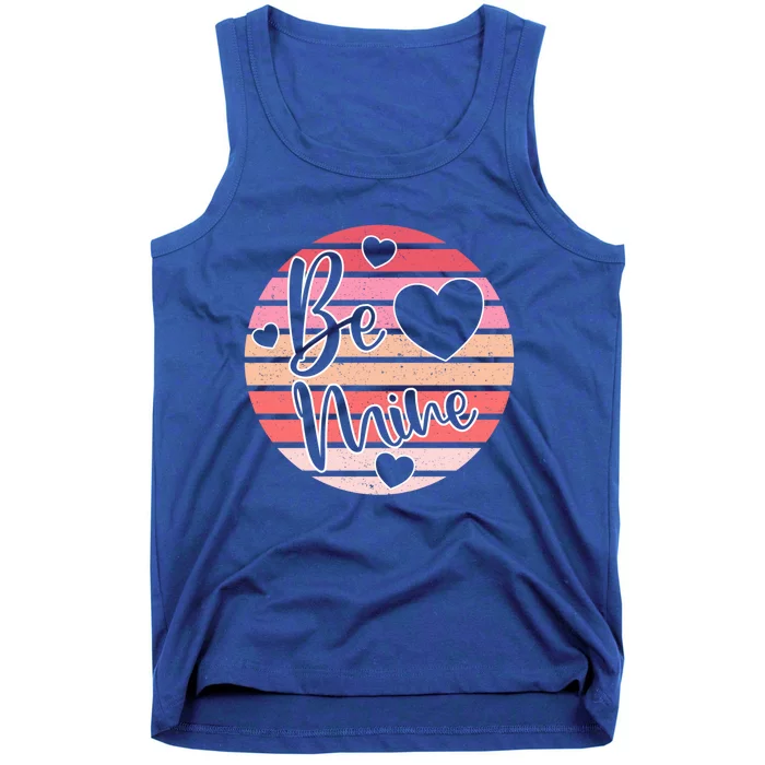 Valentines Day Be Mine Cute Hearts Lover Gift Tank Top