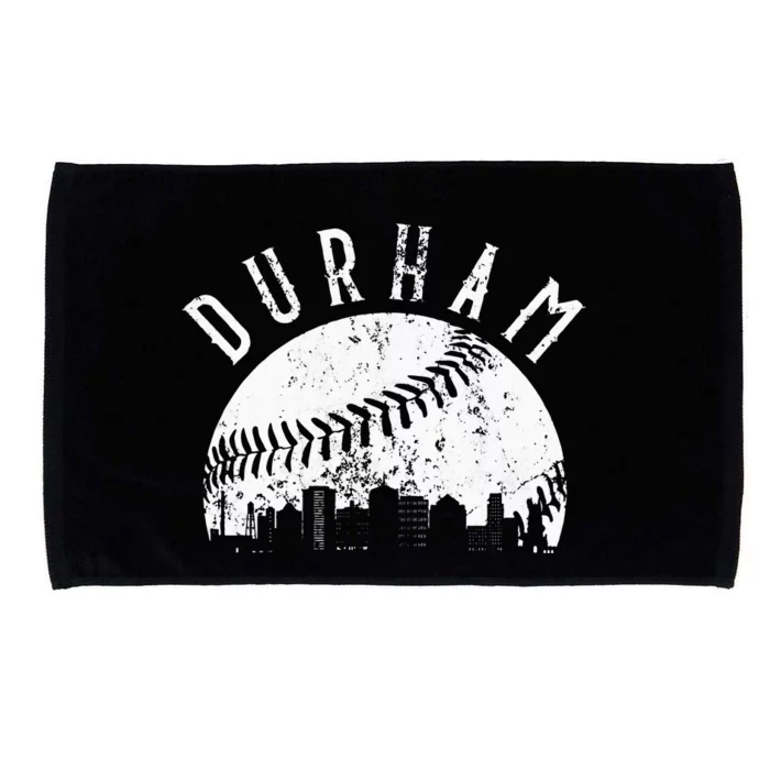 Vintage Durham Baseball Skyline Apparel Microfiber Hand Towel