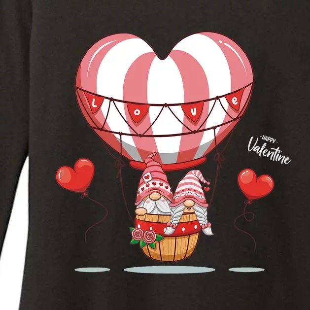 Valentines Day Balloon With Gnome Baby Boy Valentines Day Womens CVC Long Sleeve Shirt