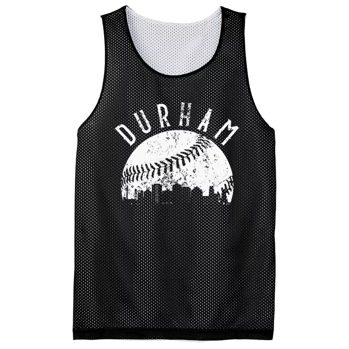 Vintage Durham Baseball Skyline Apparel Mesh Reversible Basketball Jersey Tank