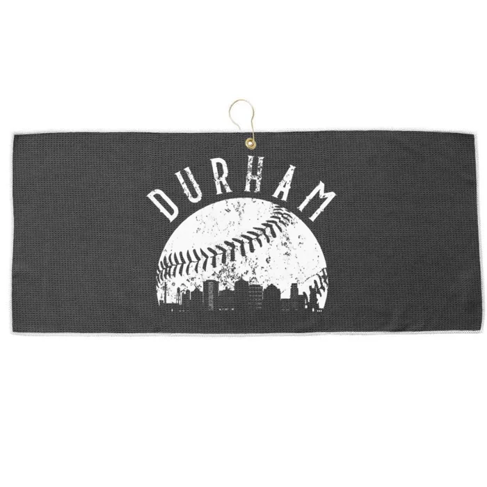 Vintage Durham Baseball Skyline Apparel Large Microfiber Waffle Golf Towel