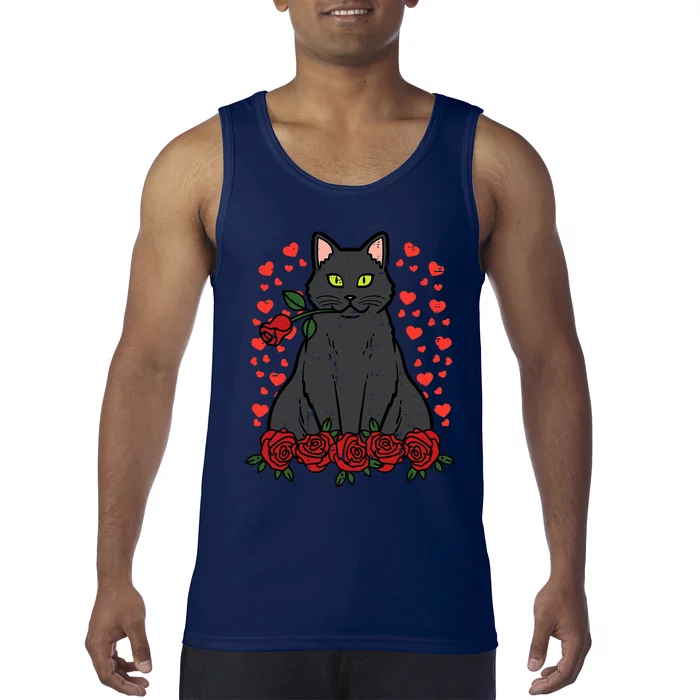 Valentines Day Clothes For Women Conversation Heart Candy Happy Valentines Day Tank Top