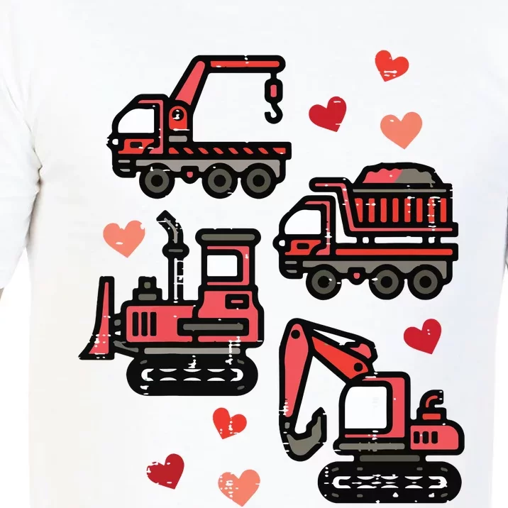 Valentines Day Construction Trucks Funny Comfort Colors T-Shirt