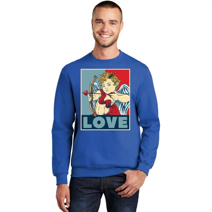 Valentine's Day Cupid Angel Gift Hearts Love Valentine's Day Meaningful Gift Sweatshirt