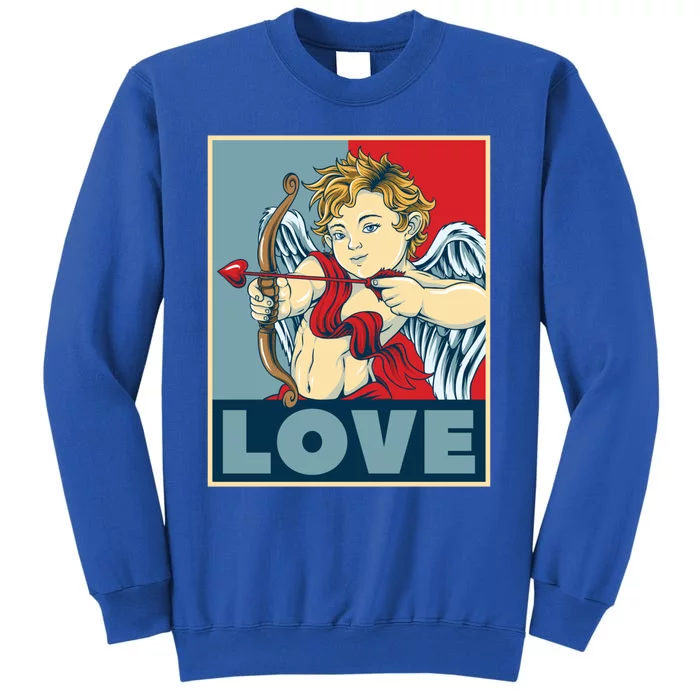 Valentine's Day Cupid Angel Gift Hearts Love Valentine's Day Meaningful Gift Sweatshirt