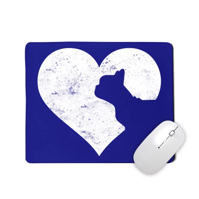 Valentine's Day Cute French Bulldog Dog Lover Dog Mom Dad Funny Gift Mousepad