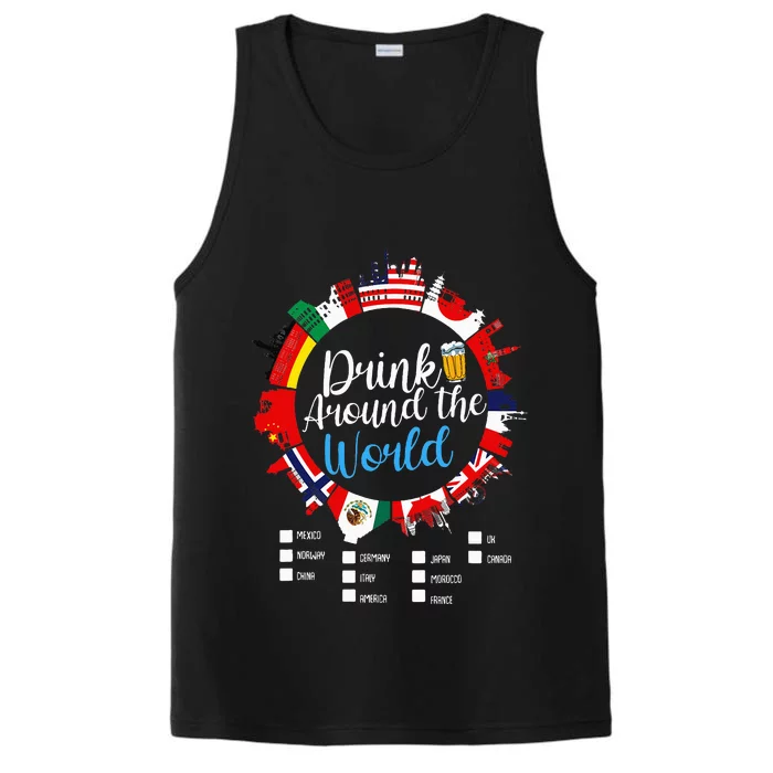 Vacation Drinking Countries International National Performance Tank