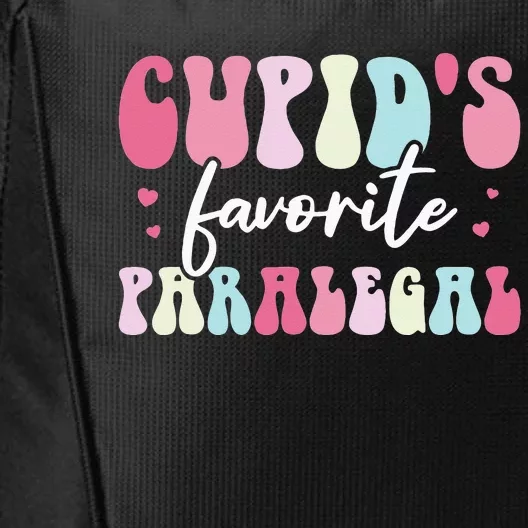 Valentines Day Cupids Favorite Paralegal City Backpack