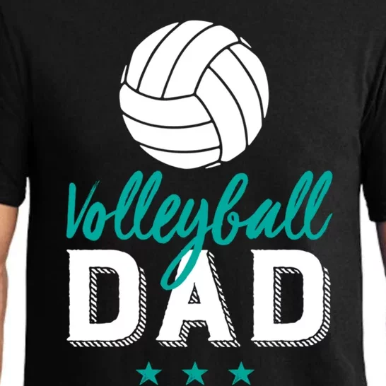 Volleyball Dad Cool Gift Proud Father And Sports Parents Pajama Set