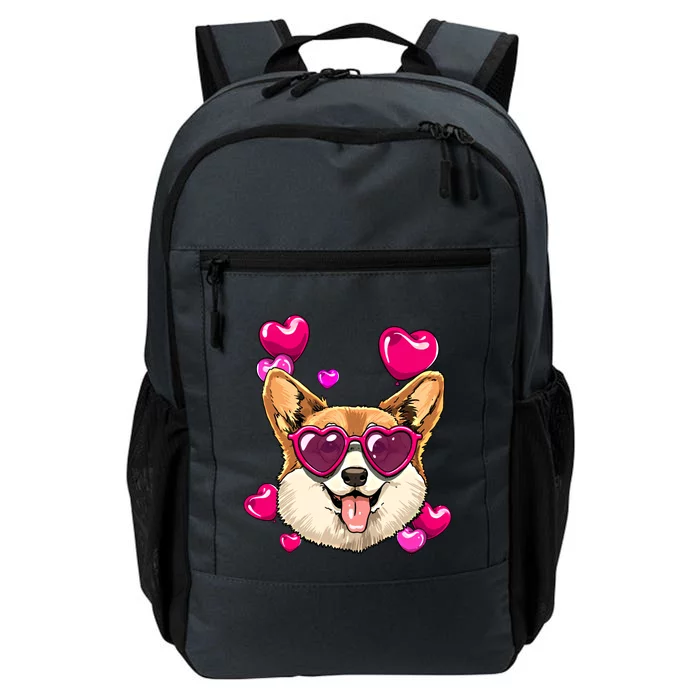 Valentines Day Corgi Heart Couples Love Day Corgi Dog Lover Gift Daily Commute Backpack