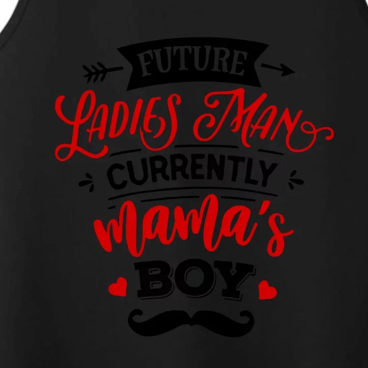 Valentine's Day Cute Ladies Mama's Funny Gift Performance Tank