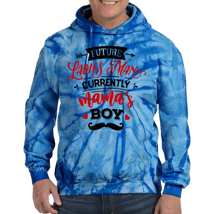 Valentine's Day Cute Ladies Mama's Funny Gift Tie Dye Hoodie