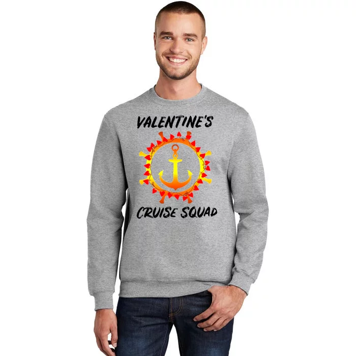 Valentine's Day Cruise Squad Couple Family Friend Matching Cool Gift Sweatshirt