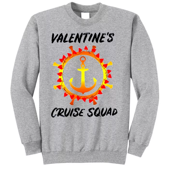 Valentine's Day Cruise Squad Couple Family Friend Matching Cool Gift Sweatshirt