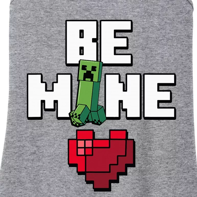 Valentines Day Creeper Be Mine Heart Ladies Essential Tank