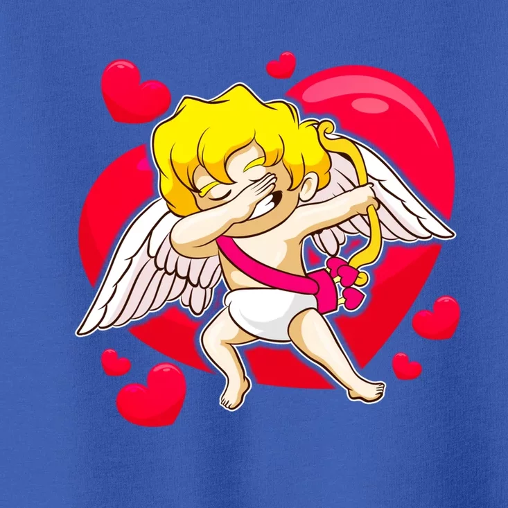 Valentines Day Cupid Dabbing Dance Cute Gift Toddler T-Shirt