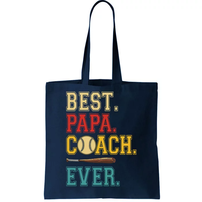 Vintage Dad Coach Ever Costume Baseball Player Coach Tote Bag