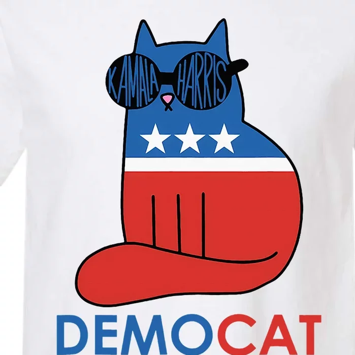 Vote Democat Cat Democrat Liberal Cat Lover Funny Garment-Dyed Heavyweight T-Shirt