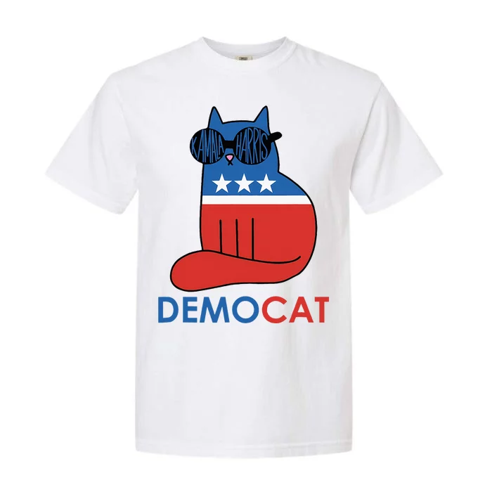 Vote Democat Cat Democrat Liberal Cat Lover Funny Garment-Dyed Heavyweight T-Shirt