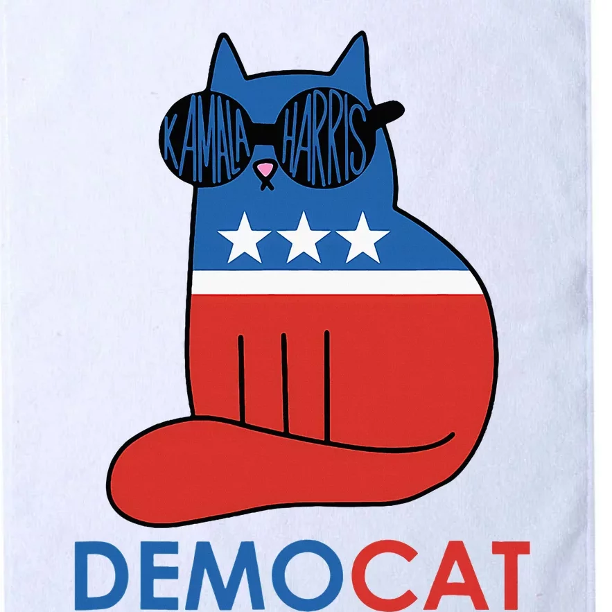 Vote Democat Cat Democrat Liberal Cat Lover Funny Platinum Collection Golf Towel