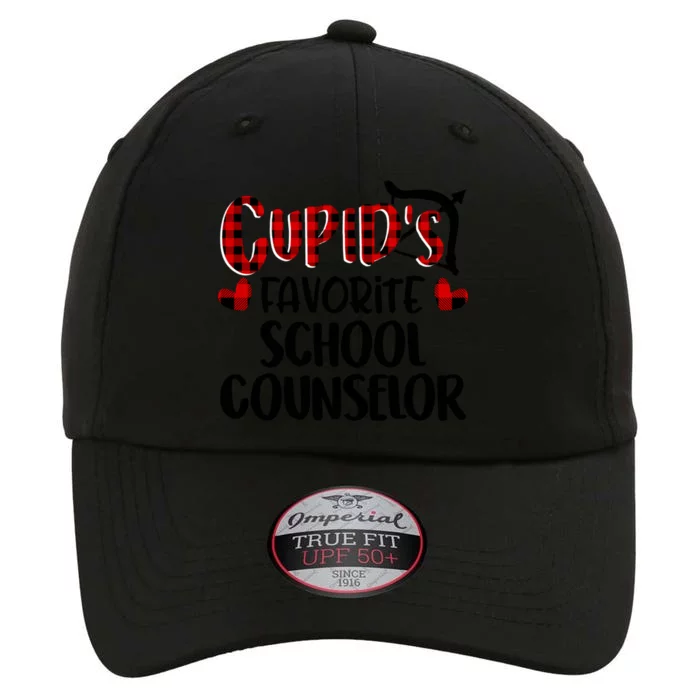 Valentines Day Cupid Favorite School Counselor Buffalo Plaid Meaningful Gift The Original Performance Cap