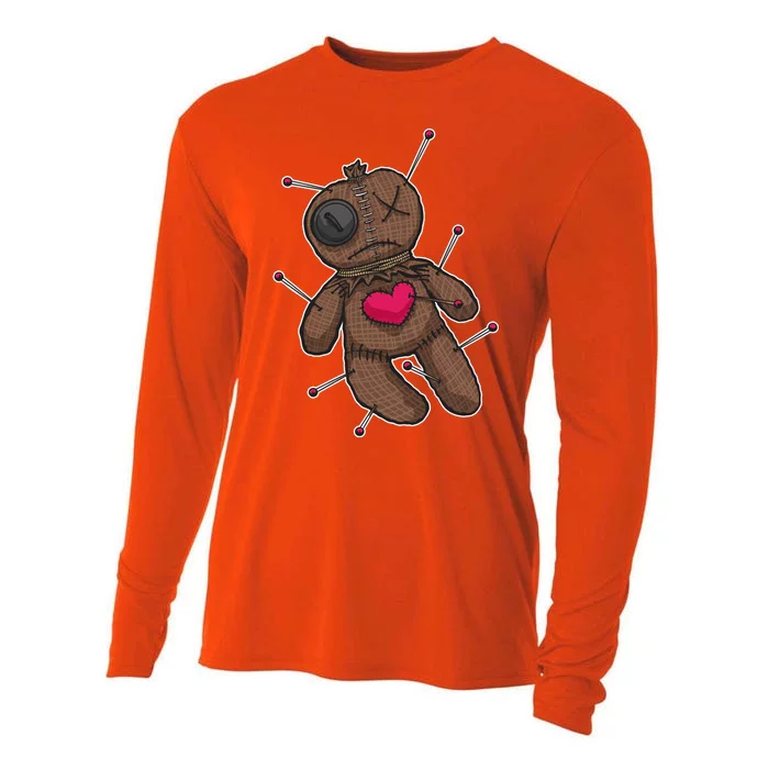 VooDoo Doll Cartoon Cooling Performance Long Sleeve Crew