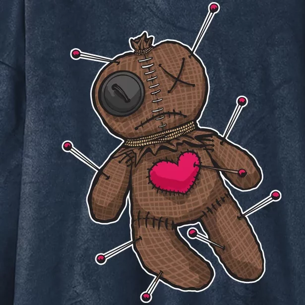 VooDoo Doll Cartoon Hooded Wearable Blanket