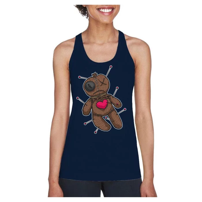 VooDoo Doll Cartoon Women's Racerback Tank