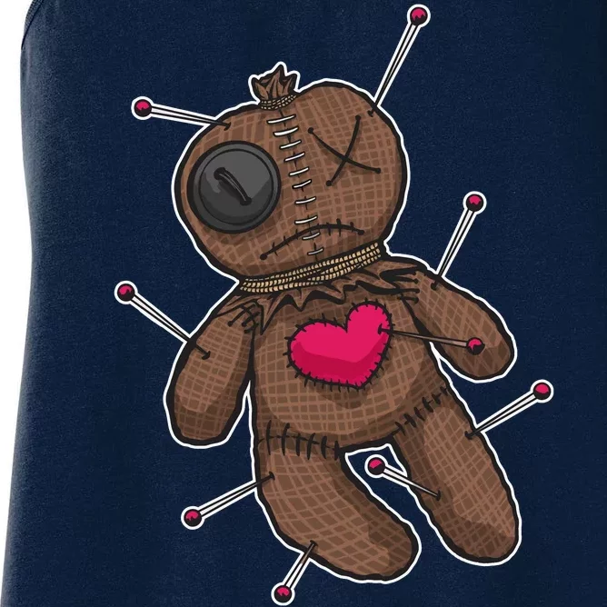 VooDoo Doll Cartoon Women's Racerback Tank