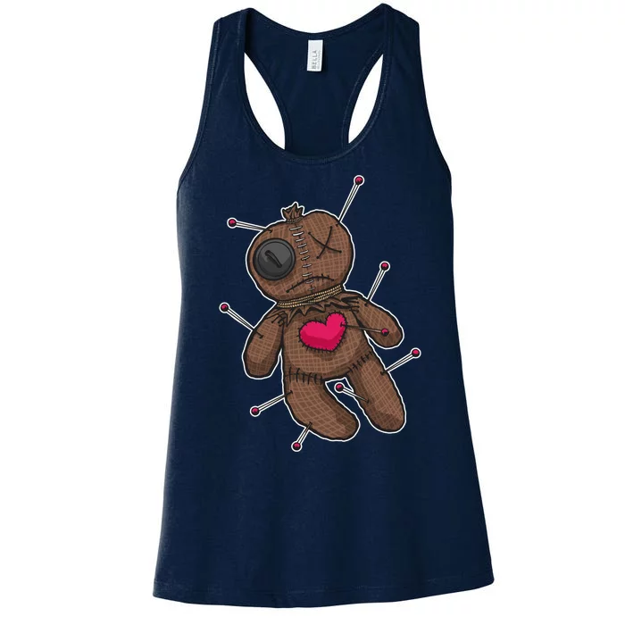 VooDoo Doll Cartoon Women's Racerback Tank