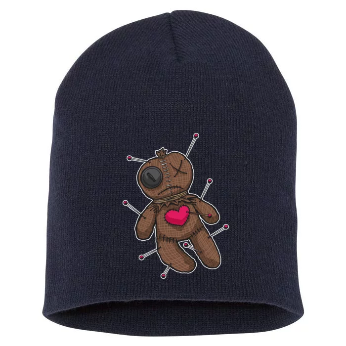 VooDoo Doll Cartoon Short Acrylic Beanie