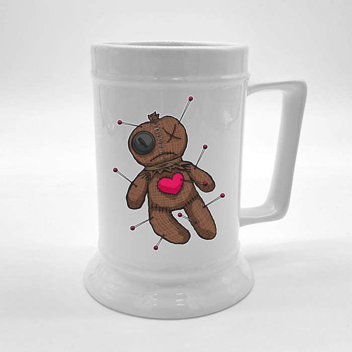 VooDoo Doll Cartoon Front & Back Beer Stein