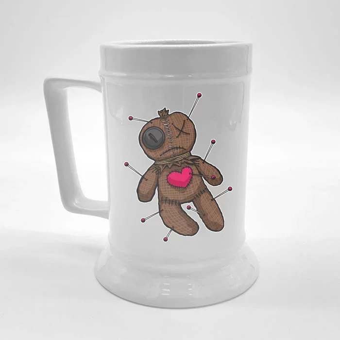 VooDoo Doll Cartoon Front & Back Beer Stein