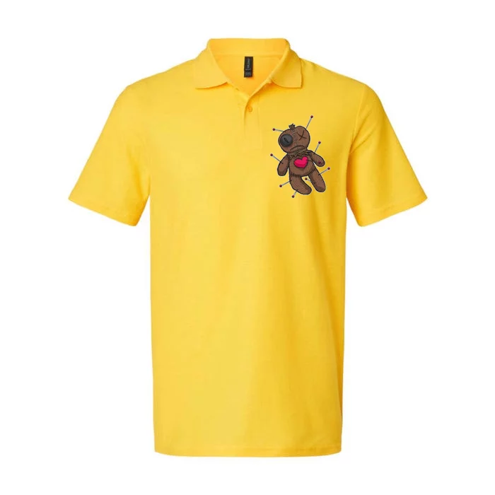 VooDoo Doll Cartoon Softstyle Adult Sport Polo