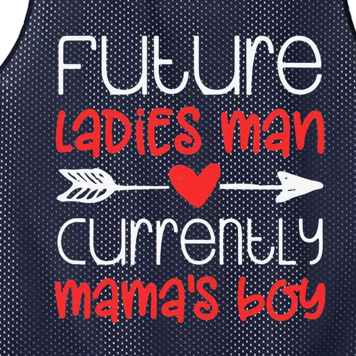 Valentine's Day Cute Ladies Man Mama's Mesh Reversible Basketball Jersey Tank