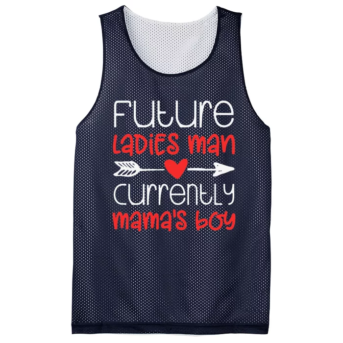 Valentine's Day Cute Ladies Man Mama's Mesh Reversible Basketball Jersey Tank