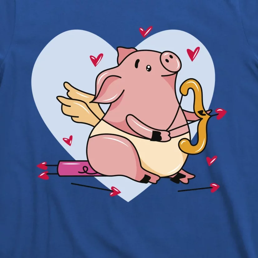 Valentine’s Day Cupid Pig Friend Friend Gift T-Shirt