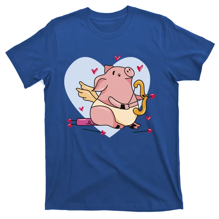 Valentine’s Day Cupid Pig Friend Friend Gift T-Shirt