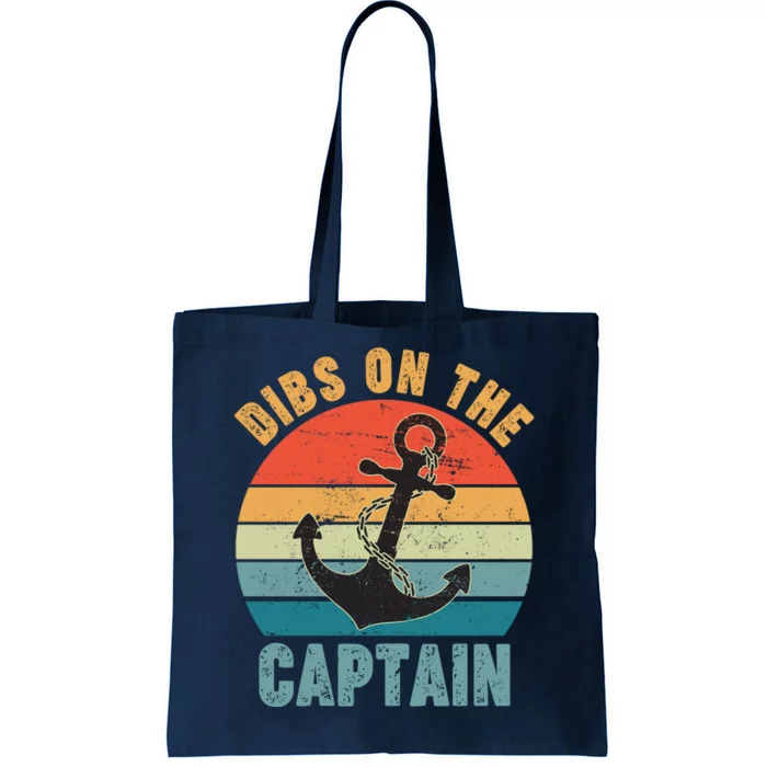 Vintage Distressed Dibs On The Captain Tote Bag