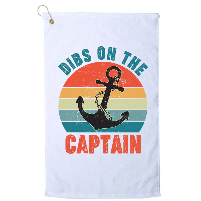 Vintage Distressed Dibs On The Captain Platinum Collection Golf Towel