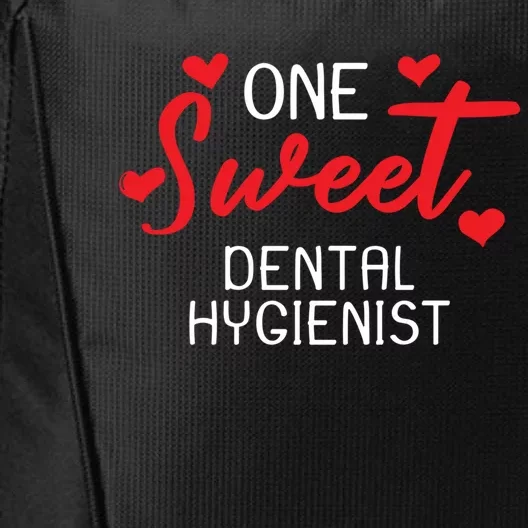 Valentines Day Dental Hygienist Sweet Heart Gift City Backpack