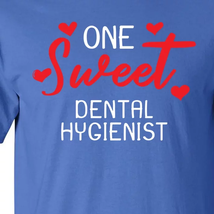 Valentines Day Dental Hygienist Sweet Heart Gift Tall T-Shirt